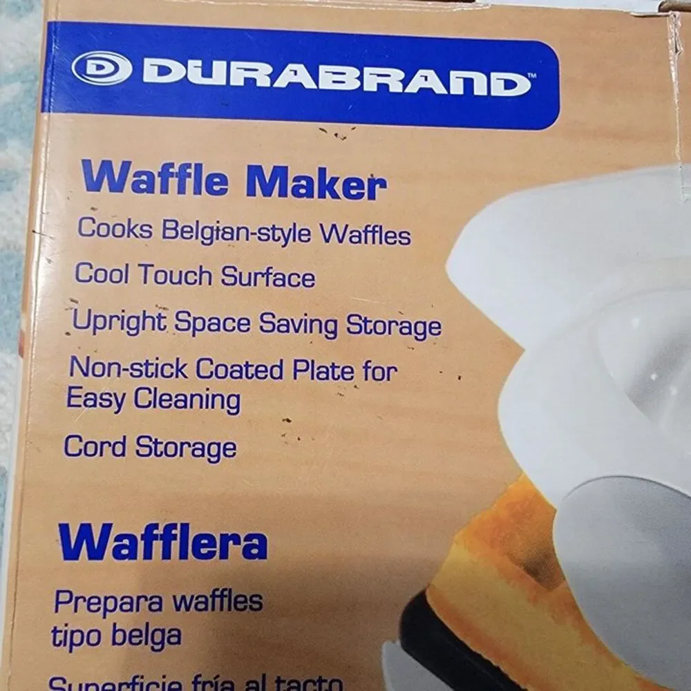 NEW IN BOX Waffle Maker Belgian Style Waffles